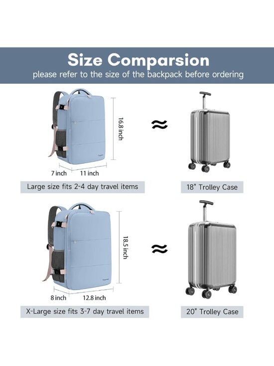 Cute Laptop Backpack for Women | TSA Approved Travel Daypack with 17.3